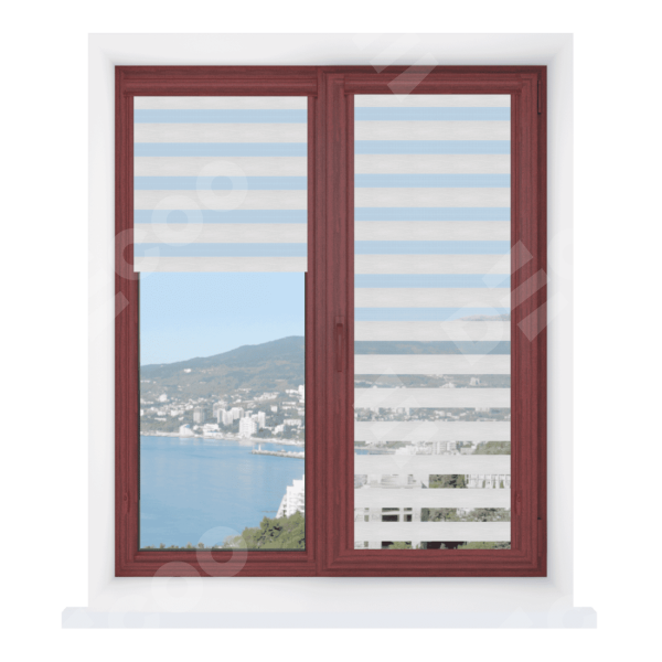 Рулонная штора День-ночь Уни 2 Lavander белый