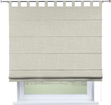 Римская штора «Cortin», лён димаут светло-бежевый, на петлях