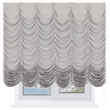 Французская штора «Cortin», лён кашемир натуральный беж