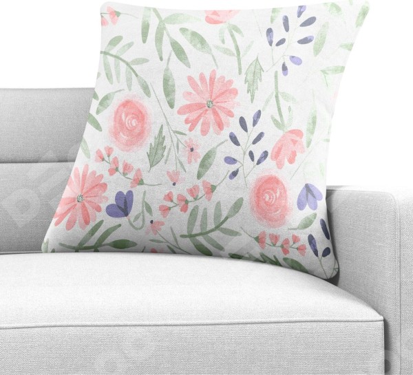Подушка квадратная Cortin «Изысканные цветы»