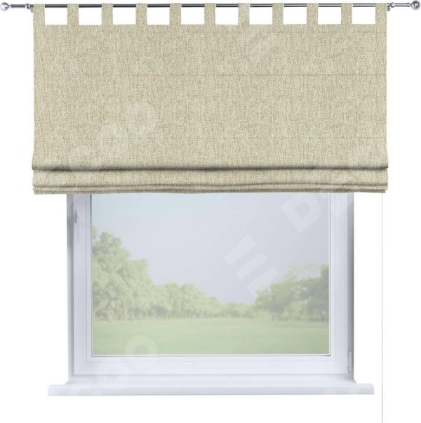 Римская штора на петлях «Кортин», стиф димаут светло-бежевый
