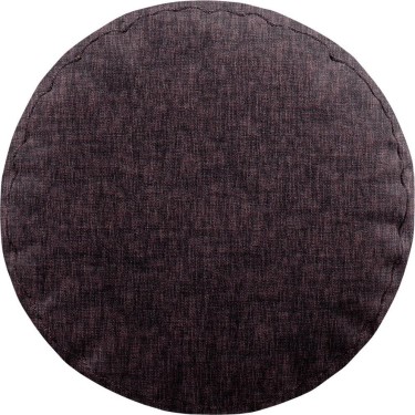 Подушка круглая «Кортин» рогожка димаут розово-коричневый