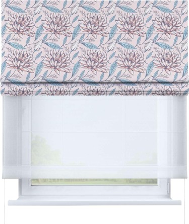 Римская штора «Кортин» день-ночь «Романтический день»