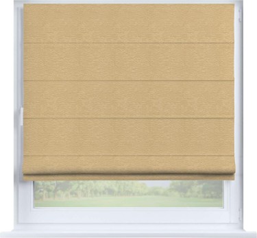 Римская штора «Кортин» на створку, ткань софт однотонный бежевый
