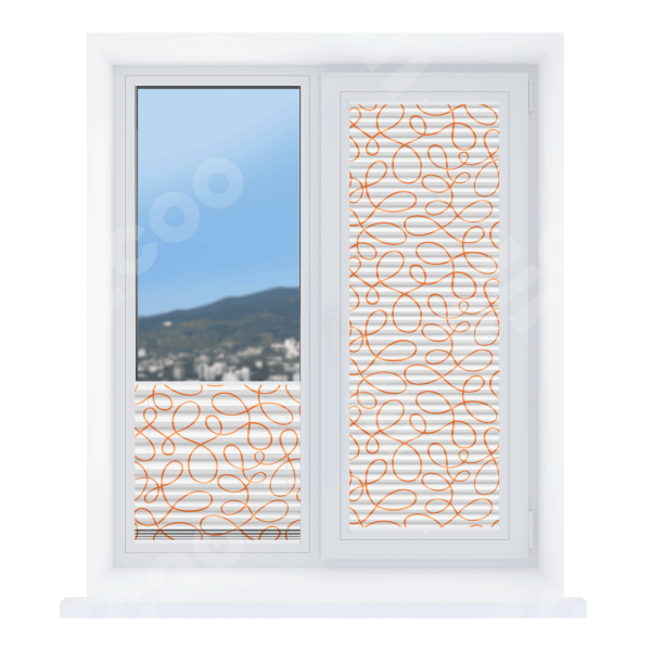 Штора плиссе ткань Опера 95