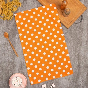 Полотенце "Доляна" Яркий цитрус 35х60 см, 100% хл, рогожка 165 г/м2