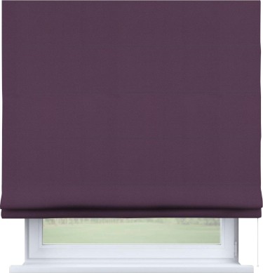 Римская штора «Кортин» для проема, ткань блэкаут однотонный, фуксия