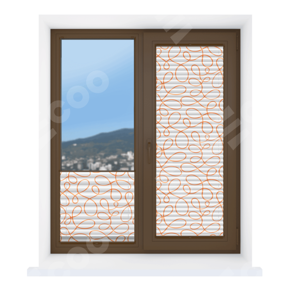 Штора плиссе ткань Опера 95