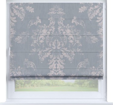 Римская штора «Кортин» на створку «Винтажный узор серый»