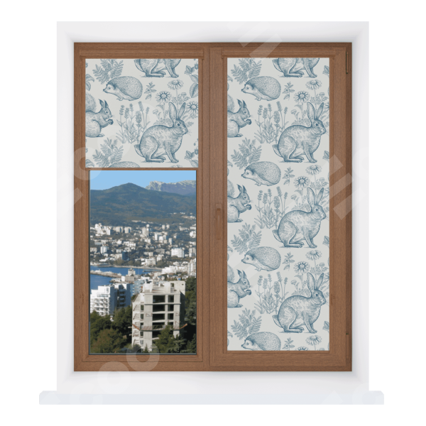 Рулонная штора Уни 2 с принтом На лугу