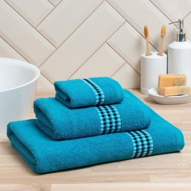 Полотенце махровое Love Life «Адажио» 30х50 см, морской, 100% хл, 450 гр/м2