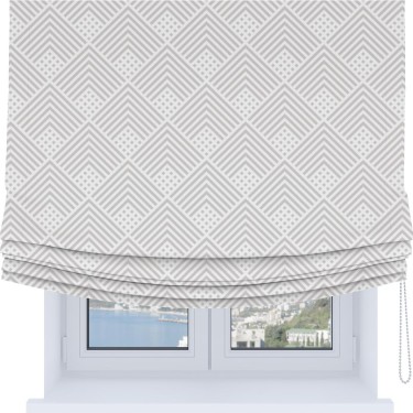 Римская штора Soft с мягкими складками, «Кристалл»