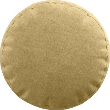 Подушка круглая «Кортин» канвас абрикосовый