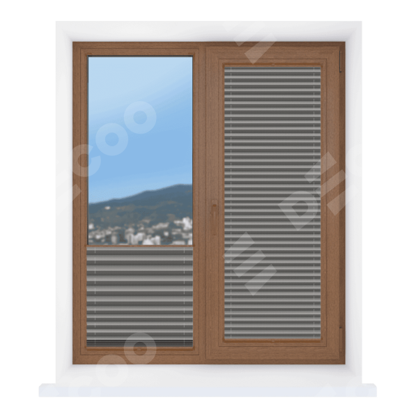 Штора плиссе ткань Солеа серый