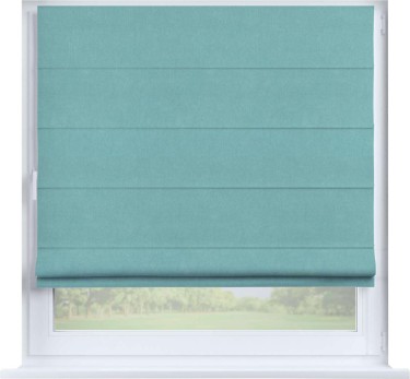 Римская штора «Кортин» на створку, ткань вельвет тиффани